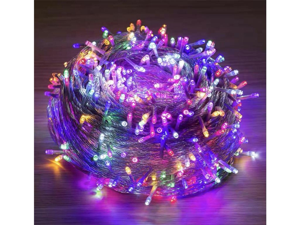 180 LED průhledný světelný řetězový závěs 3m x 2m -Vánoční LED osvětlení