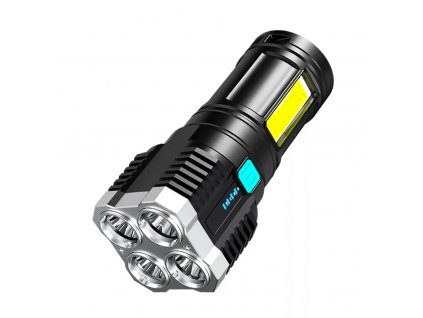 Přenosná LED COB svítilna se 4 režimy svícení