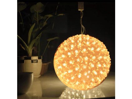 Svítící 80 LED koule dekorační