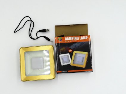 USB dobíjecí solární LED pracovní světlo pro venkovní kempování