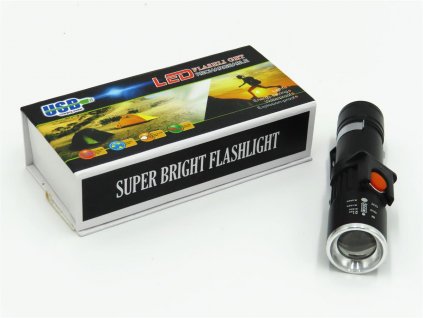LED super jasná svítilna zoom 3 režimy