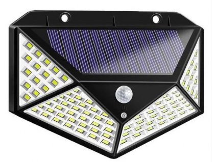 Solar outdoor LED light, motion sensor, 100 LED