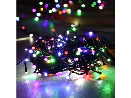 Světelný LED řetěz pro vnitřní použití 5 m 50 LED -barevný