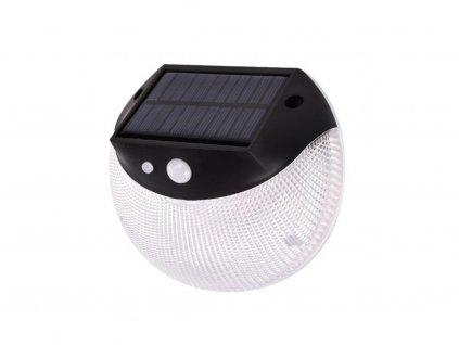 Solární nástěnné LED světlo s čidlem pohybu ve tvaru mušle