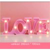 Svítící nápis LOVE z LED