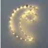 LED světelná dekorace ve tvaru měsíce a hvězdy (USB nebo AA baterie)