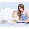 LED stolní lampa s uložným boxem pro psací potřeby a USB nabíjením