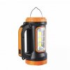 Solární a USB nabíjecí LED přenosná kempingová svítilna v kombinaci baterky a lucerny