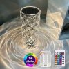 16 barevná křišťálová nabíjecí lampa s dalkovým a dotykovým ovládáním