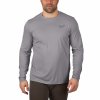 MILWAUKEE Lehké univerzální tričko s dlouhým rukávem WORKSKIN WWLSG, šedé, XXL