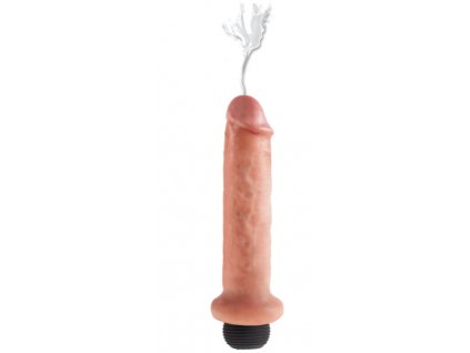 Realistické stříkající dildo King Cock 7" - 21,6 cm (Pipedream)