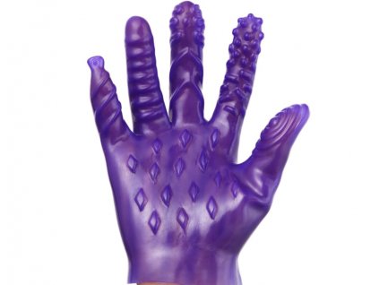 Masturbační rukavice se stimulačními výstupky (1 ks)