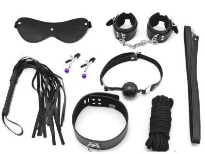 Sada pomůcek na bondáž Amazing Bondage Sex Toy Kit (8 dílů)