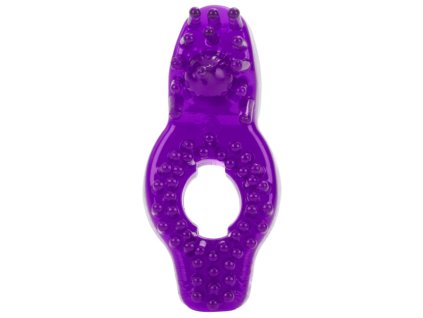 Erekční kroužek se stimulačními výstupky Enhancer Ring Purple