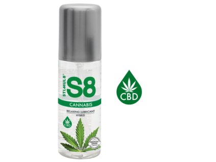 Hybridní lubrikační gel S8 Cannabis (s výtažkem z konopí), 125 ml
