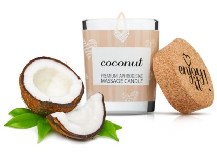 Valavani Masážní svíčka Enjoy it! Coconut - Magnetifico