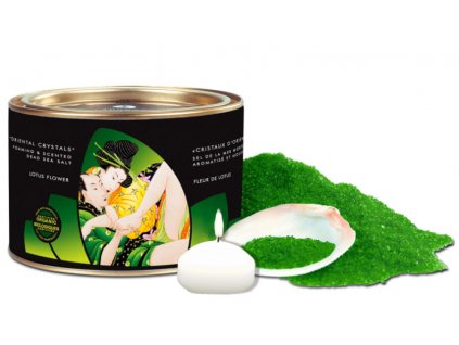 Sůl do koupele Shunga Lotus Flower (lotosový květ), 600 g)