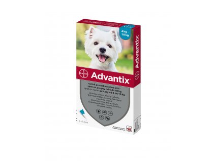 BAYER Advantix Spot on pro psy 4-10kg 1x1ml