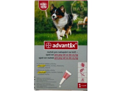 BAYER Advantix Spot on pro psy 10-25kg 1x2,5ml