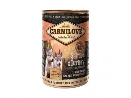 Carnilove Wild Meat Salmon & Turkey for Puppies 400 g