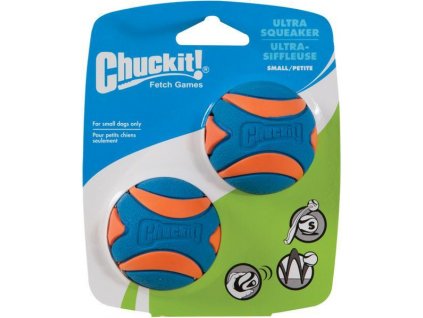 Míček Ultra Squeaker Ball - 2 na kartě