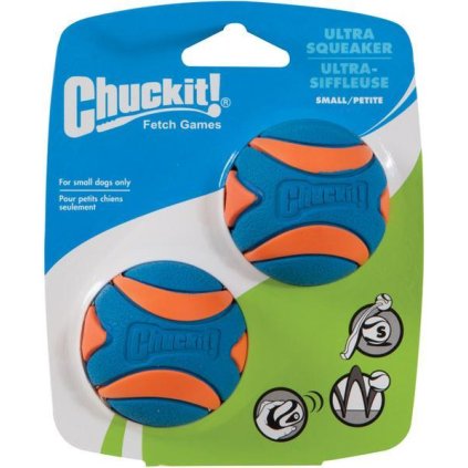 Míček Ultra Squeaker Ball - 2 na kartě