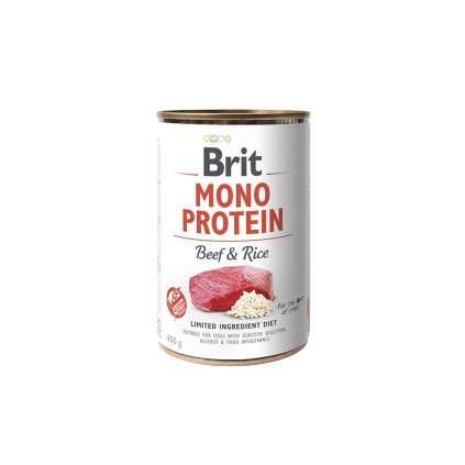 BRIT Mono Protein – Beef & Rice 400g