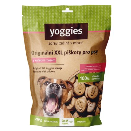 Yoggies Piskoty s Kurecim masem XXL 250g