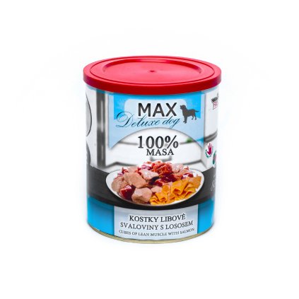 max kostky l. svaloviny s lososem 800g