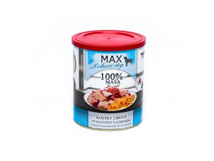 max kostky l. svaloviny s lososem 800g