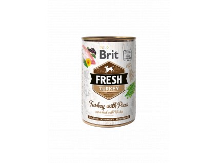 Brit Fresh Turkey with Peas 400 g