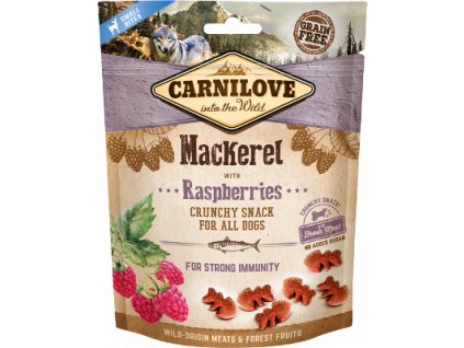 CARNILOVE Crunchy Mackerel with Raspberries 200 g