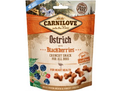 CARNILOVE Crunchy Ostrich with Blackberries 200 g