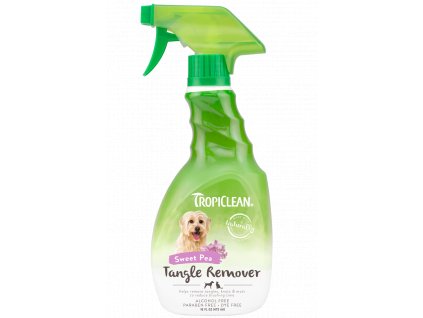 tropiclean sweet pea tangle remover spray for dogs and cats