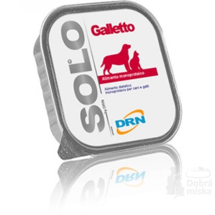 SOLO Galleto 100% (kohoutek) vanička 300g