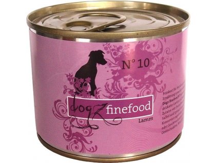 73344 dogz finefood konz no 10 s jehnecim masem 200 g