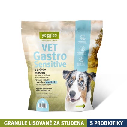 2kg yoggies vet gastro sensitive s krutim masem granule lisovane za studena s probiotiky