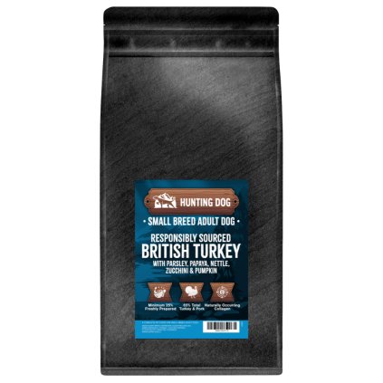 Hunting Dog Britský krocan s petrželkou pro malá plemena; 2 kg