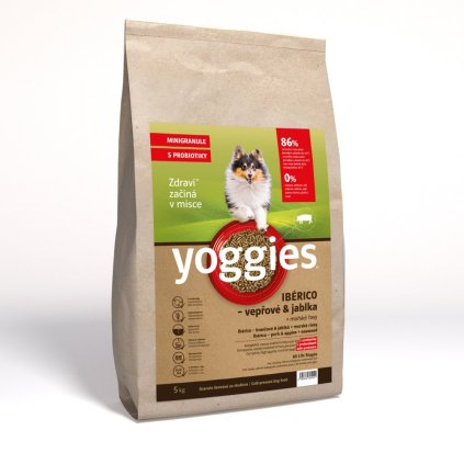 5kg yoggies minigranule iberico veprove maso s jablky lisovane za studena s probiotiky