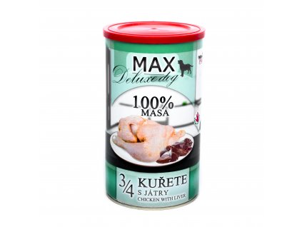 max 3i4 kuřete s játry 1200g