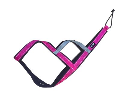 trop BACKBONE sledding harness magenta 01