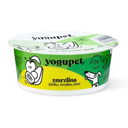Yogupet Zmrzlina pro psy s jablkem, hruškou a kiwi