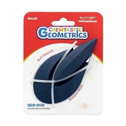 PetDreamHouse Chewtastic Geometrics Geo-Duo – tmavě modrá