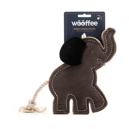 Wooffee Slon - kožená hračka