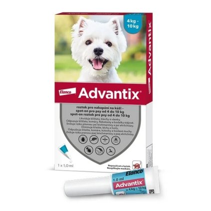 Bayer Advantix Spot on pro psy; 4 10 kilo 1x1 ml