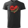 Tričko EKG Hlavatka (Barva Černá, Velikost 3XL)