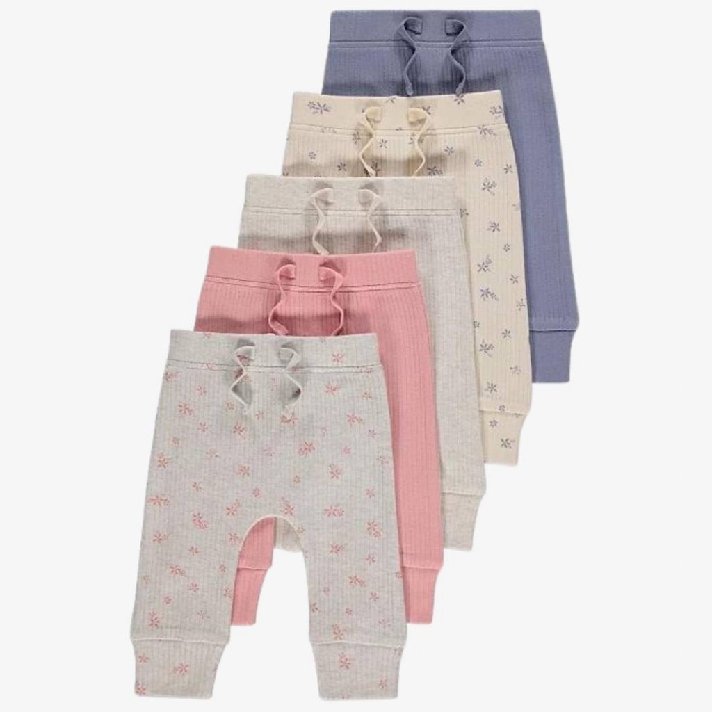 George Girls Cotton Ribbed Joggers 5 Pack Hlavn stylov