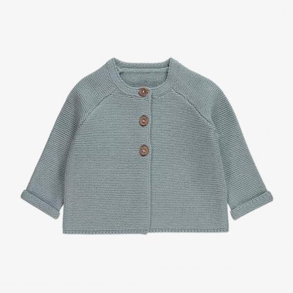 Pletený bavlnený svetr George, Mint