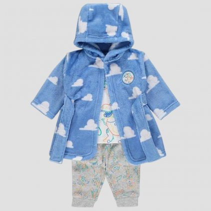 George Hooded Dressing Gown and Pyjamas