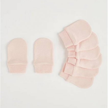 George Pure Cotton Mittens, 4 Pairs
